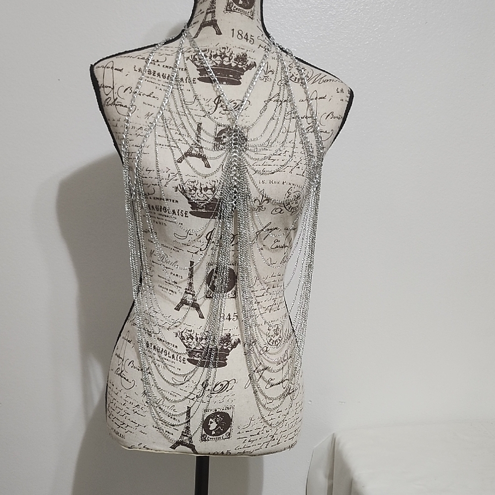 Silver Chain Body Jewelry
